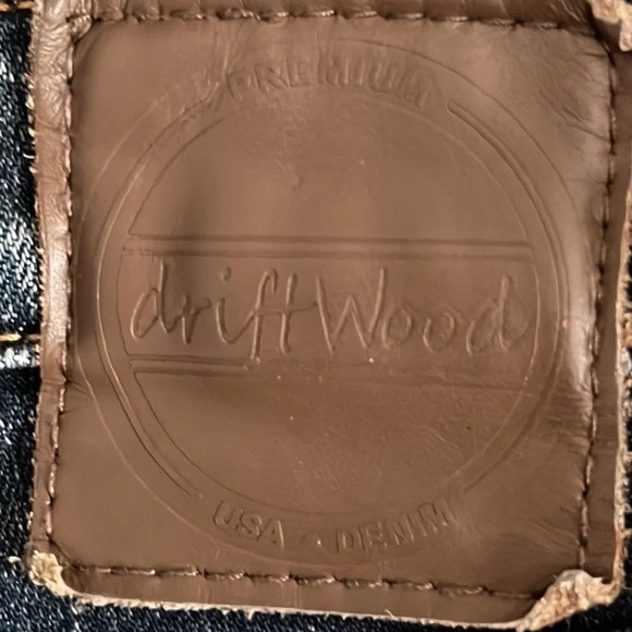 Driftwood Embroidered Skinny Jeans - Size 29 - Picture 6 of 8